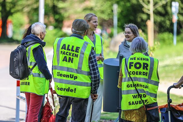 Foto vom CleanUp Münster Team