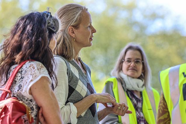 Eine Gruppe von Engagierten